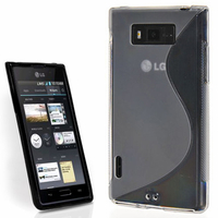 LG Optimus L7 P700/ P705: Accessoire Housse Etui Pochette Coque S silicone gel - TRANSPARENT
