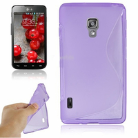 LG Optimus L7 II P710/ L7X P714: Accessoire Housse Etui Pochette Coque S silicone gel - VIOLET