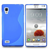 LG Optimus L9 P760/ P765/ P768: Accessoire Housse Etui Pochette Coque S silicone gel - BLEU