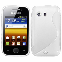 Samsung Galaxy Y Neo GT-S5360 S5369i: Accessoire Housse Etui Pochette Coque S silicone gel - BLANC