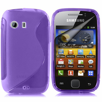 Samsung Galaxy Y Neo GT-S5360 S5369i: Accessoire Housse Etui Pochette Coque S silicone gel - VIOLET