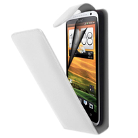 HTC One S/ Special Edition: Accessoire Etui Housse Coque Pochette simili cuir - BLANC