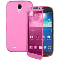 Samsung Galaxy S4 Active I9295/ I537 LTE: Accessoire Coque Etui Housse Pochette silicone gel Portefeuille Livre rabat - ROSE