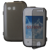 Samsung Galaxy Y Neo GT-S5360 S5369i: Accessoire Coque Etui Housse Pochette silicone gel Portefeuille Livre rabat - GRIS