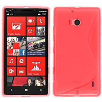 Nokia Lumia 930: Accessoire Housse Etui Pochette Coque S silicone gel - ROUGE