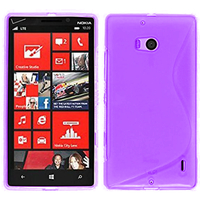 Nokia Lumia 930: Accessoire Housse Etui Pochette Coque S silicone gel - VIOLET