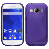 Samsung Galaxy Ace 4 Style LTE SM-G357FZ: Accessoire Housse Etui Pochette Coque S silicone gel - VIOLET