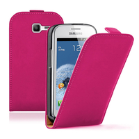 Samsung Galaxy Trend Lite S7390/ Galaxy Fresh Duos S7392: Accessoire Housse coque etui cuir fine slim - ROSE