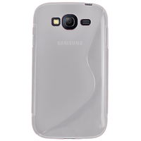 Samsung Galaxy Grand Plus/ Grand Neo/ Grand Lite I9060 I9062 I9060I i9080: Accessoire Housse Etui Pochette Coque S silicone gel - TRANSPARENT