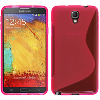 Samsung Galaxy Note 3 Neo / Lite Duos 3G LTE SM-N750 SM-N7505 SM-N7502: Accessoire Housse Etui Pochette Coque S silicone gel - ROSE