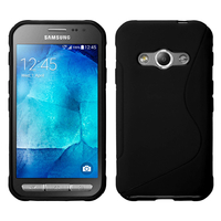 Samsung Galaxy Xcover 3 SM-G388F: Accessoire Housse Etui Pochette Coque S silicone gel - NOIR