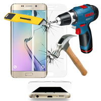 Samsung Galaxy S6 edge+ SM-G928F/ S6 edge PLUS/ edge+ Duos G928G G928T G928A G928I G928V G928P G928R: 1 Film en Verre Trempé Bord Incurvé Resistant