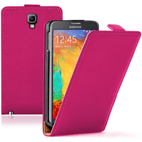 Samsung Galaxy Note 3 Neo / Lite Duos 3G LTE SM-N750 SM-N7505 SM-N7502: Accessoire Housse coque etui cuir fine slim - ROSE