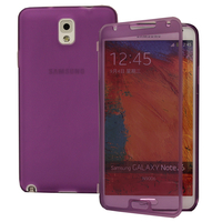 Samsung Galaxy Note 3 N9000/ N9002/ N9005/ N9006: Accessoire Coque Etui Housse Pochette silicone gel Portefeuille Livre rabat - VIOLET