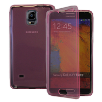 Samsung Galaxy Note 4 SM-N910F/ Note 4 Duos (Dual SIM) N9100/ Note 4 (CDMA)/ N910C N910W8 N910V N910A N910T N910M: Accessoire Coque Etui Housse Pochette silicone gel Portefeuille Livre rabat - ROSE