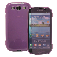 Samsung Galaxy S3 i9300/ i9305 Neo/ LTE 4G: Accessoire Coque Etui Housse Pochette silicone gel Portefeuille Livre rabat - VIOLET