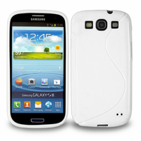 Samsung Galaxy S3 i9300/ i9305 Neo/ LTE 4G: Accessoire Housse Etui Pochette Coque S silicone gel - BLANC