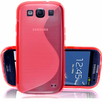Samsung Galaxy S3 i9300/ i9305 Neo/ LTE 4G: Accessoire Housse Etui Pochette Coque S silicone gel - ROUGE