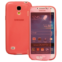 Samsung Galaxy S4 mini i9190/ S4 mini plus I9195I/ i9192/ i9195/ i9197: Accessoire Coque Etui Housse Pochette silicone gel Portefeuille Livre rabat - ROSE