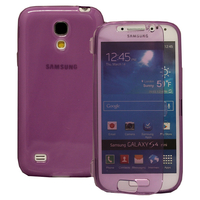 Samsung Galaxy S4 mini i9190/ S4 mini plus I9195I/ i9192/ i9195/ i9197: Accessoire Coque Etui Housse Pochette silicone gel Portefeuille Livre rabat - VIOLET