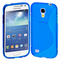 Samsung Galaxy S4 mini i9190/ S4 mini plus I9195I/ i9192/ i9195/ i9197: Accessoire Housse Etui Pochette Coque S silicone gel - BLEU
