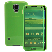 Samsung Galaxy S5 V G900F G900IKSMATW LTE G901F/ Duos / S5 Plus/ S5 Neo SM-G903F/ S5 LTE-A G906S: Accessoire Coque Etui Housse Pochette silicone gel Portefeuille Livre rabat - VERT