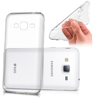 Samsung Galaxy J3 (2016) J320F/ J320P/ J3109/ J320M/ J320Y/ Duos: Accessoire Housse Etui Coque gel UltraSlim et Ajustement parfait - TRANSPARENT