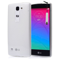 LG Spirit 4G LTE H440N/ Spirit H420 Dual SIM: Accessoire Housse Etui Coque gel UltraSlim et Ajustement parfait + mini Stylet - TRANSPARENT