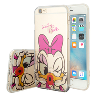 Apple iPhone 6/ 6s: Coque Housse silicone TPU Transparente Ultra-Fine Dessin animé jolie - Daisy Duck