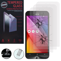 Asus Zenfone 2 Laser ZE500KG/ ZE500KL: Lot / Pack de 3 Films de protection d'écran Verre Trempé