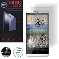HTC Desire 826 dual sim: Lot / Pack de 3 Films de protection d'écran Verre Trempé