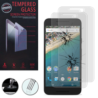 LG Nexus 5X: Lot / Pack de 2 Films de protection d'écran Verre Trempé