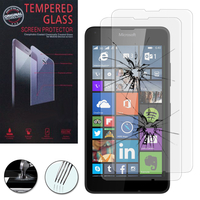 Microsoft Nokia Lumia 640 LTE/ 640 LTE Dual SIM/ 640 Dual SIM: Lot / Pack de 2 Films de protection d'écran Verre Trempé