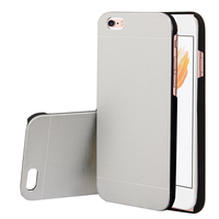 Apple iPhone 6/ 6s: Coque de protecteur en Metal Aluminum - ARGENT