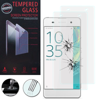 Sony Xperia XA/ XA Dual: Lot / Pack de 2 Films de protection d'écran Verre Trempé