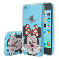 Apple iPhone 5C: Coque Housse silicone TPU Transparente Ultra-Fine Dessin animé jolie - Minnie Mouse