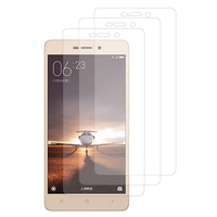 Xiaomi Redmi 3s/ Redmi 3x/ Redmi 3 Pro: Lot / Pack de 3x Films de protection d'écran clear transparent