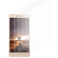 Xiaomi Redmi 3s/ Redmi 3x/ Redmi 3 Pro: Lot / Pack de 5x Films de protection d'écran clear transparent