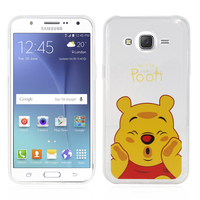 Samsung Galaxy J5 SM-J500F: Coque Housse silicone TPU Transparente Ultra-Fine Dessin animé jolie - Winnie the Pooh