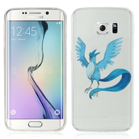 Samsung Galaxy S6 edge SM-G925/ S6 edge (CDMA)/ G925F/ G925T/ G9250/ G925A/ G925FQ/ G925L/ G925P/ G925R/ G925V/ G925W8: Coque Housse silicone TPU Transparente Ultra-Fine Dessin animé jolie - Articuno