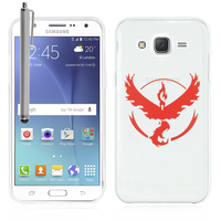 Samsung Galaxy J5 SM-J500F: Coque Housse silicone TPU Transparente Ultra-Fine Dessin animé jolie + Stylet - Team Valor