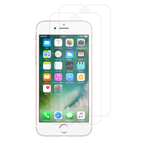 Apple iPhone 7 4.7" (non compatible iPhone 7 Plus 5.5''): Lot / Pack de 2x Films de protection d'écran clear transparent