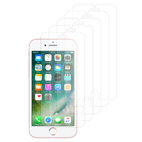 Apple iPhone 7 4.7" (non compatible iPhone 7 Plus 5.5''): Lot / Pack de 5x Films de protection d'écran clear transparent