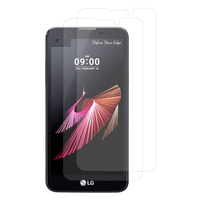 LG X screen K500N/ X view K500DS: Lot / Pack de 2x Films de protection d'écran clear transparent