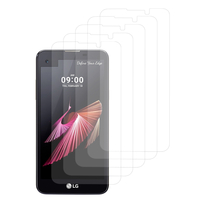 LG X screen K500N/ X view K500DS: Lot / Pack de 5x Films de protection d'écran clear transparent
