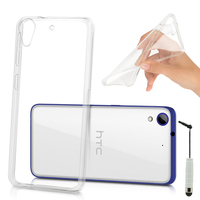 HTC Desire 628/ 628 dual sim: Accessoire Housse Etui Coque gel UltraSlim et Ajustement parfait + mini Stylet - TRANSPARENT