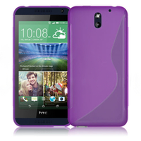 HTC Desire 610: Accessoire Housse Etui Pochette Coque S silicone gel - VIOLET