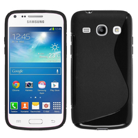 Samsung Galaxy Core Plus G3500/ Trend 3 G3502: Accessoire Housse Etui Pochette Coque S silicone gel - NOIR