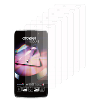 Alcatel Idol 4S 4G 5.5" (non compatible Alcatel Idol 4 5.2"): Lot / Pack de 6x Films de protection d'écran clear transparent