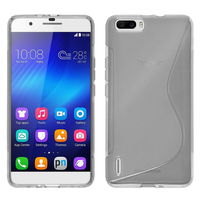 Huawei Honor 6 Plus (non compatible Honor 6X/ Honor 6): Accessoire Housse Etui Pochette Coque S silicone gel - TRANSPARENT